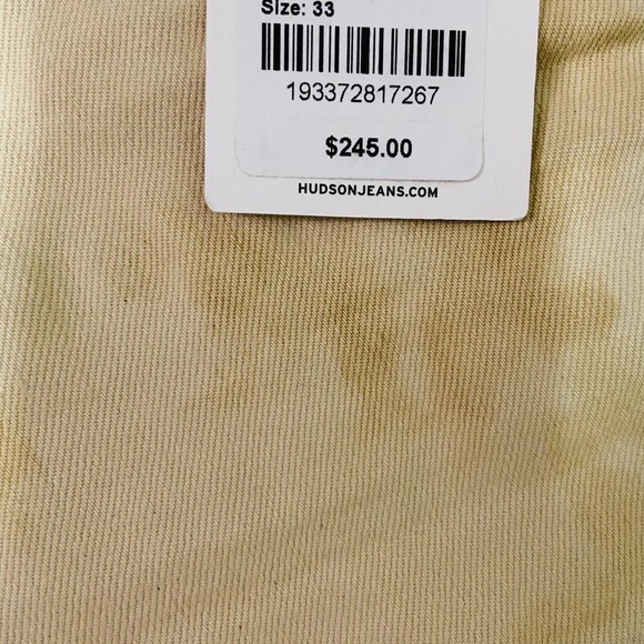 HUDSON Slim Straight Spotted Denim Jeans - Picture 3 of 8